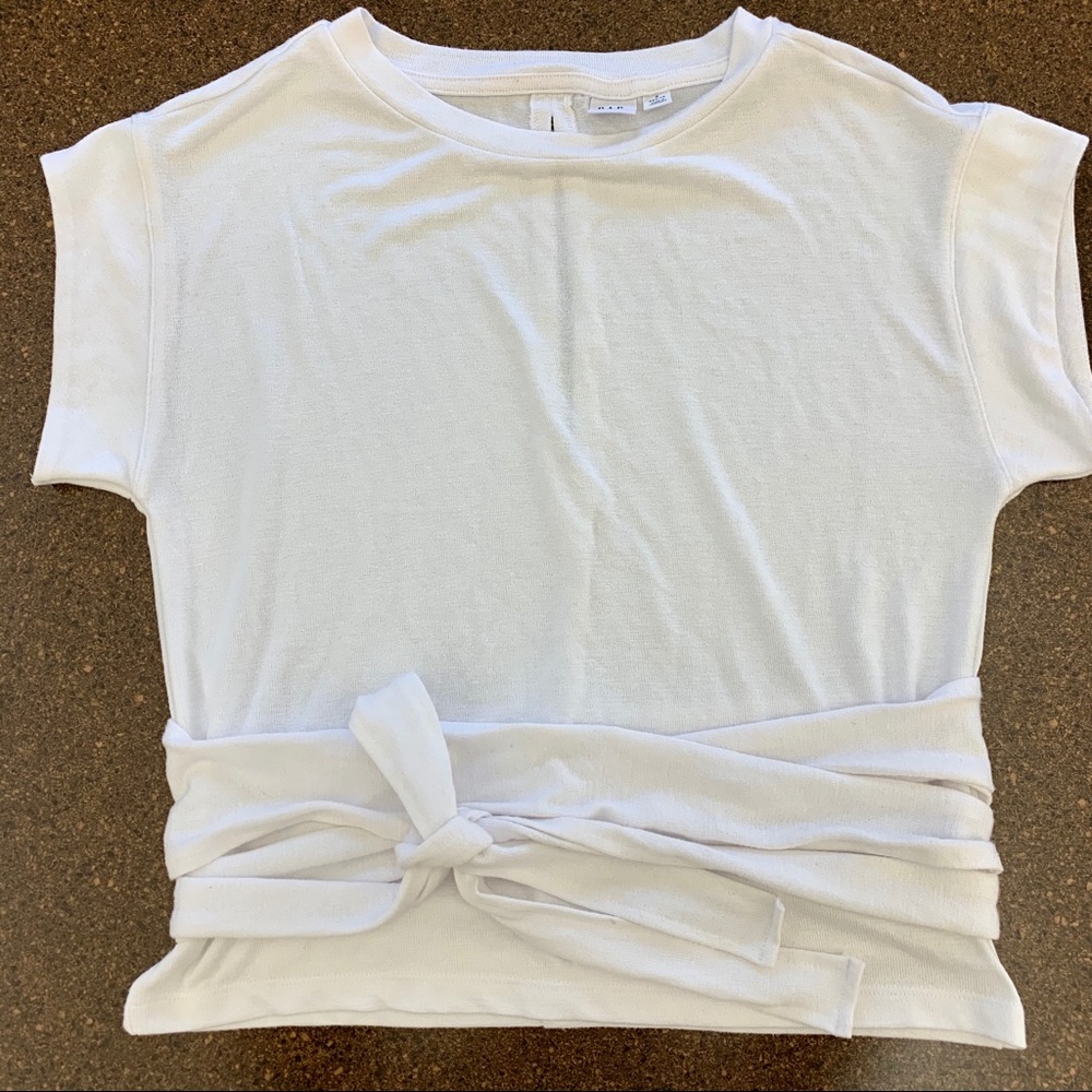 Bundle 2 for $25!! Gap white belted top